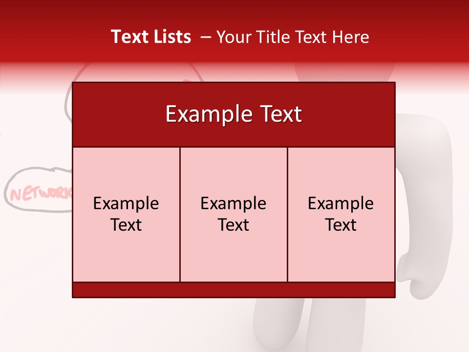 Connected Pen Career PowerPoint Template