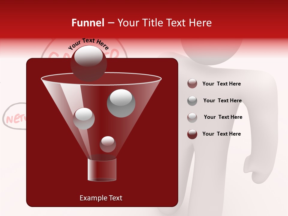 Connected Pen Career PowerPoint Template