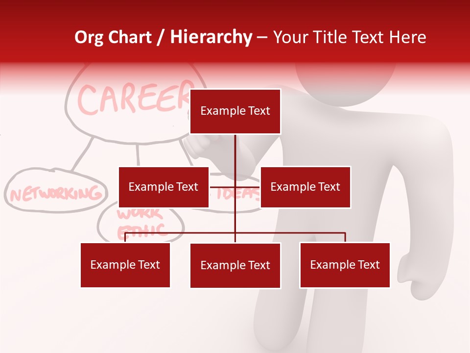 Connected Pen Career PowerPoint Template
