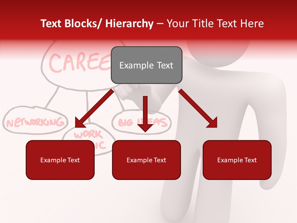 Connected Pen Career PowerPoint Template