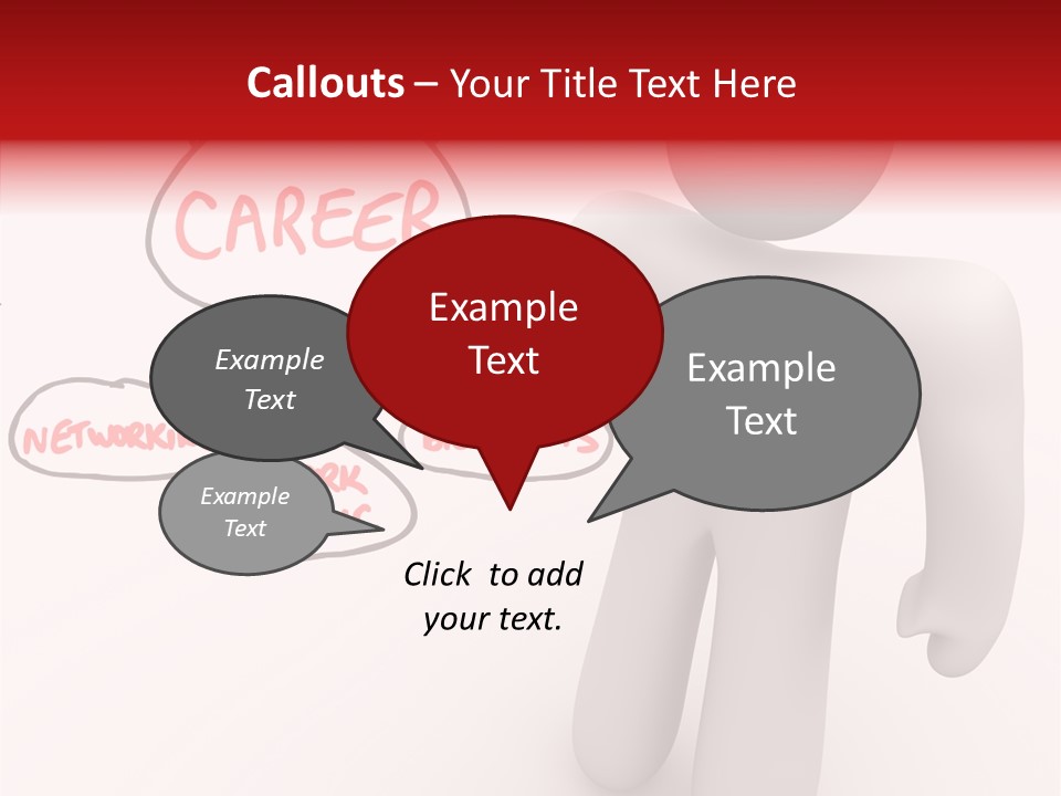 Connected Pen Career PowerPoint Template