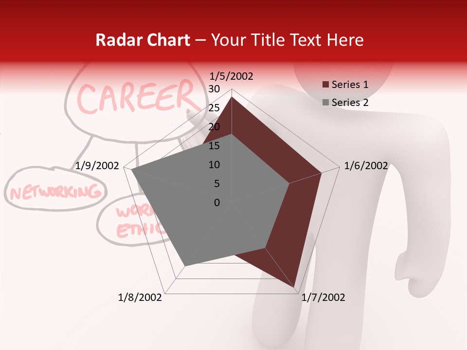Connected Pen Career PowerPoint Template
