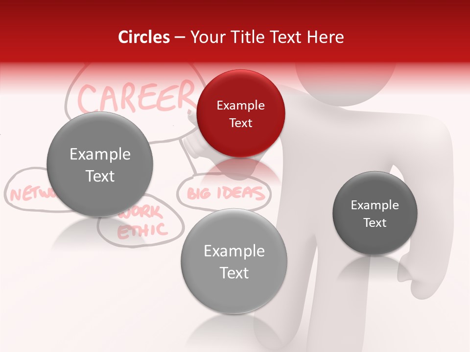 Connected Pen Career PowerPoint Template
