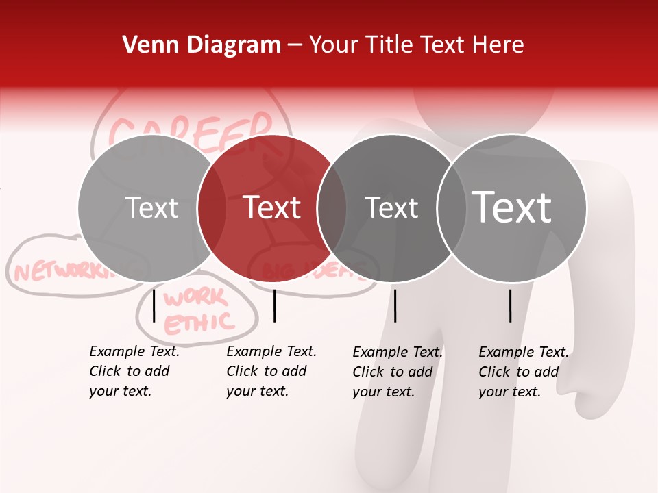Connected Pen Career PowerPoint Template