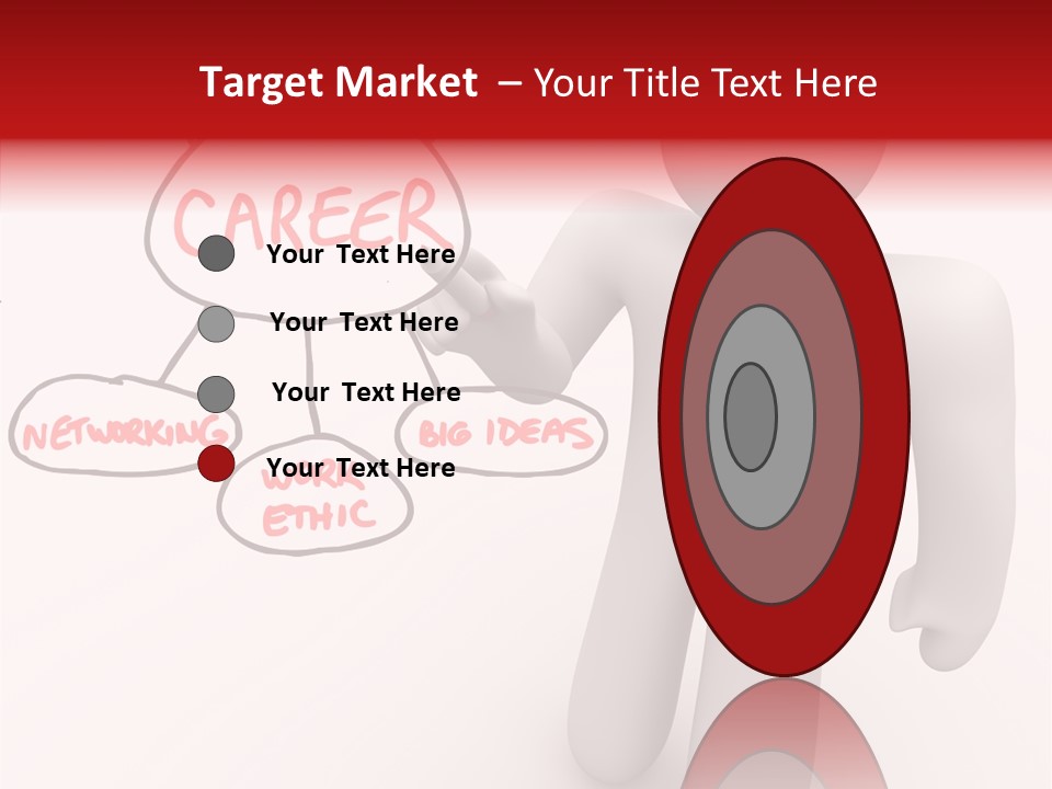 Connected Pen Career PowerPoint Template