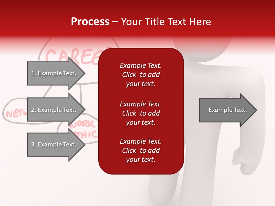 Connected Pen Career PowerPoint Template