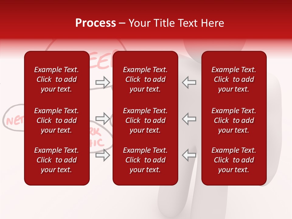Connected Pen Career PowerPoint Template