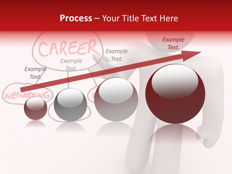 Connected Pen Career PowerPoint Template