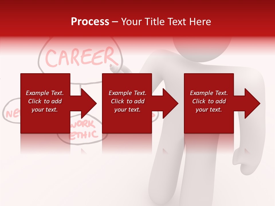 Connected Pen Career PowerPoint Template