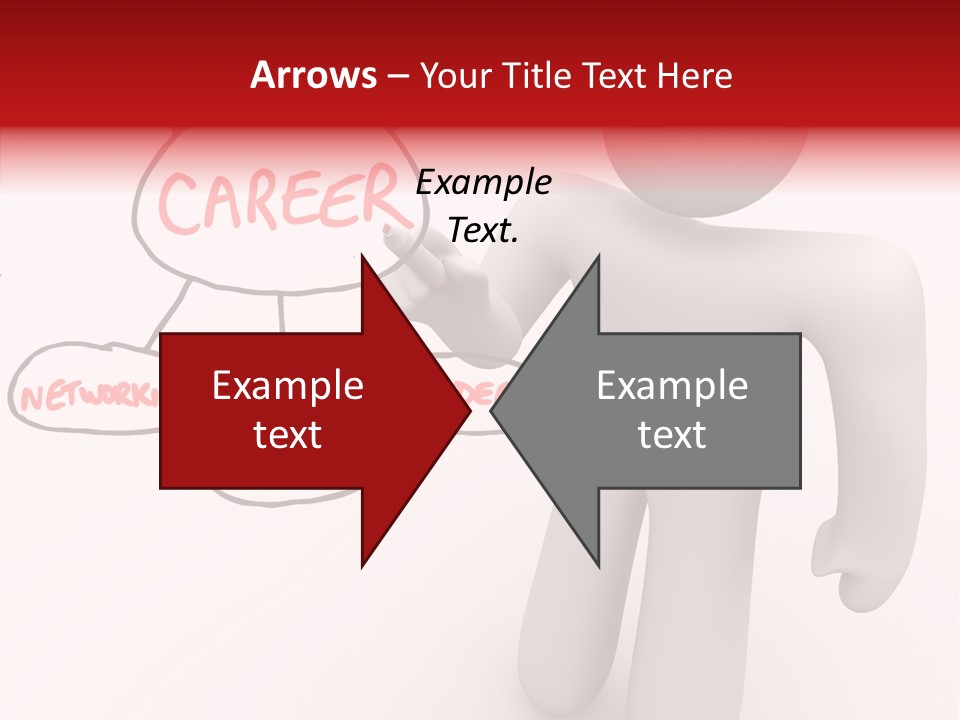 Connected Pen Career PowerPoint Template