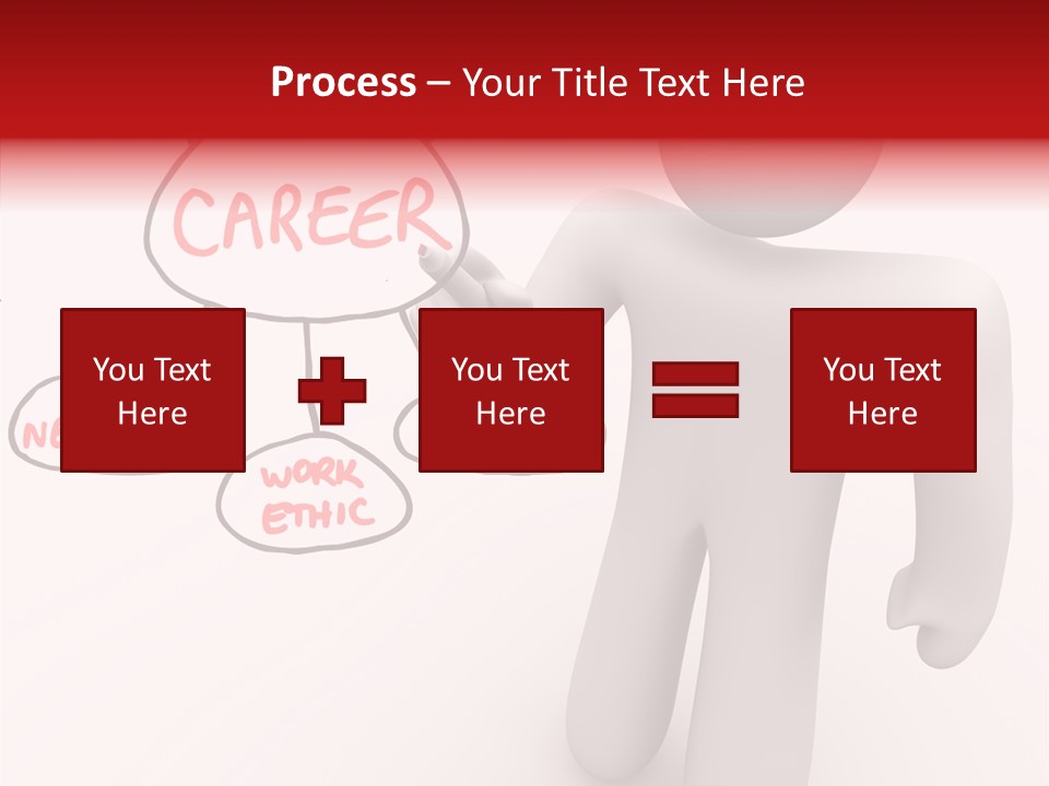 Connected Pen Career PowerPoint Template