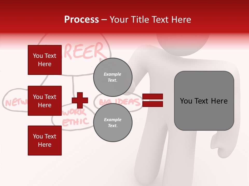 Connected Pen Career PowerPoint Template
