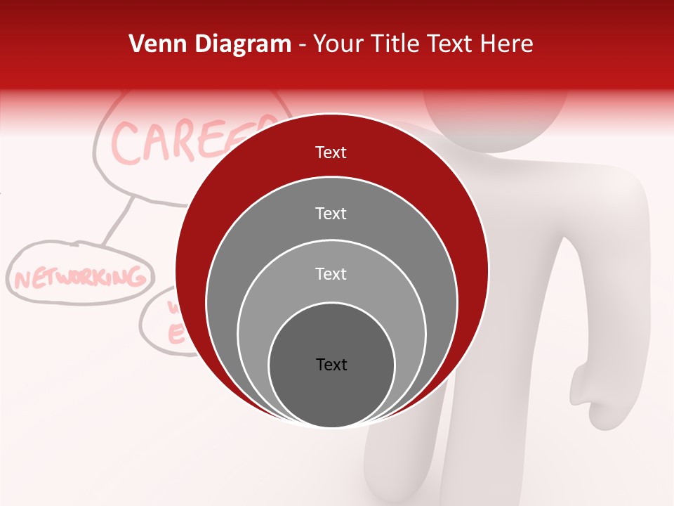 Connected Pen Career PowerPoint Template