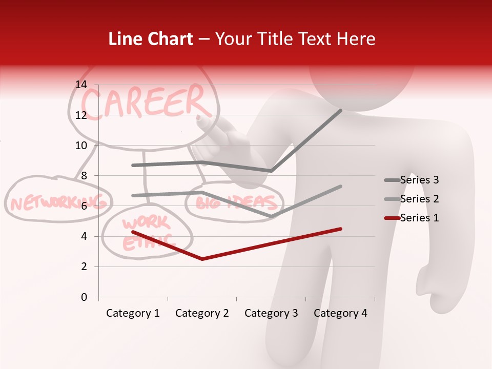 Connected Pen Career PowerPoint Template