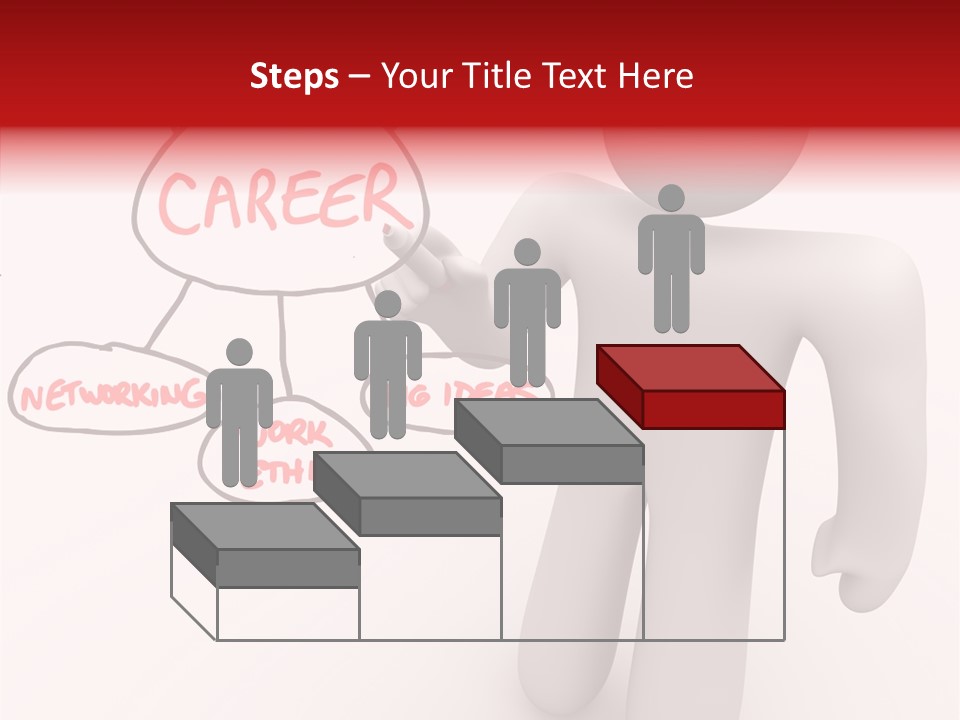 Connected Pen Career PowerPoint Template