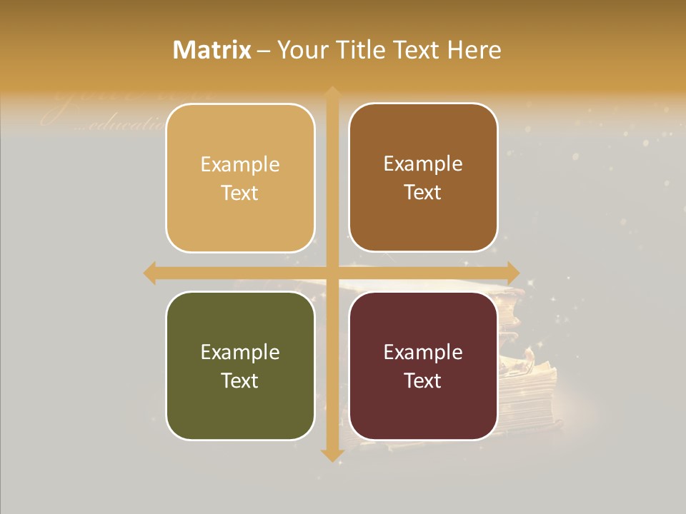 Bible Object Stack PowerPoint Template