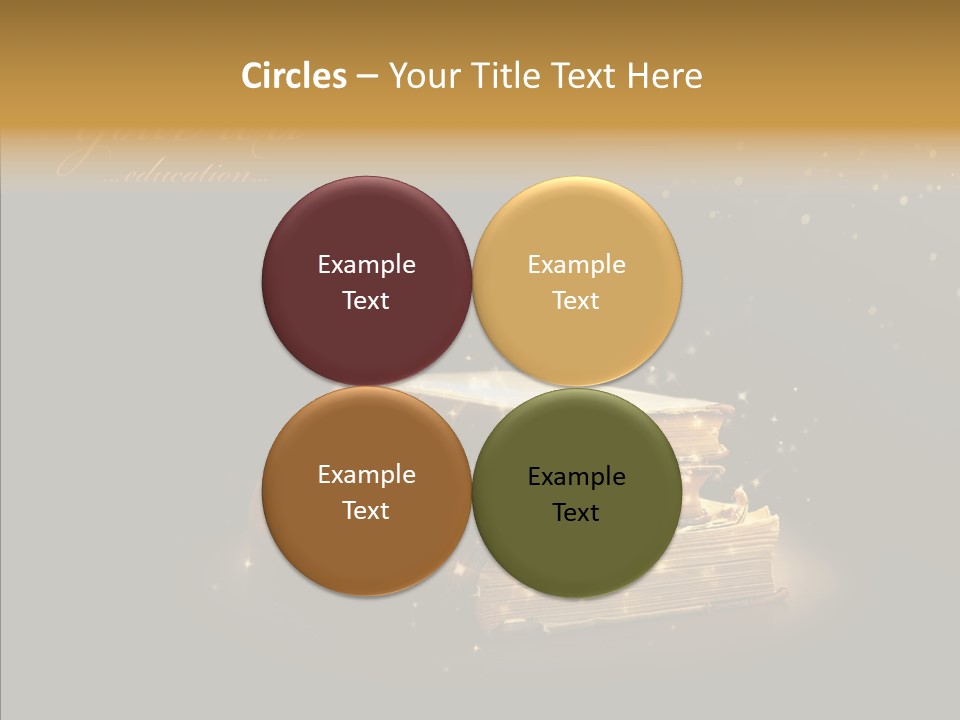 Bible Object Stack PowerPoint Template
