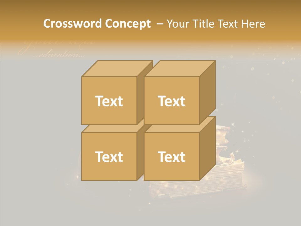 Bible Object Stack PowerPoint Template