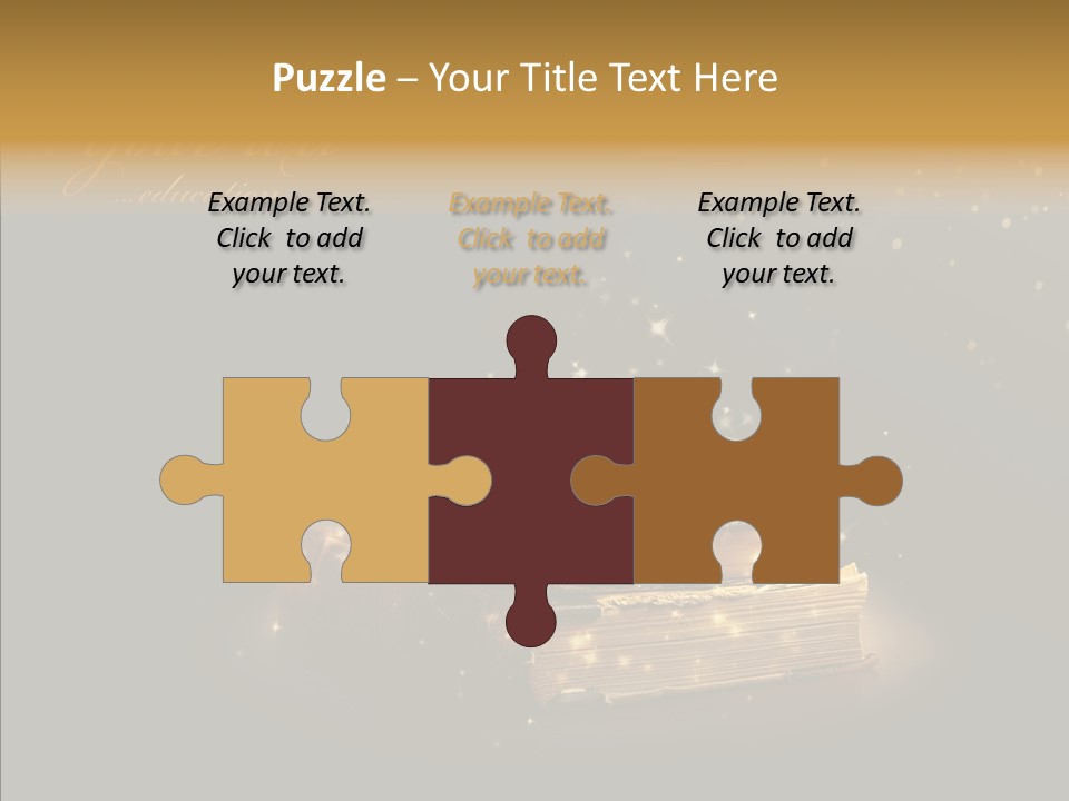 Bible Object Stack PowerPoint Template