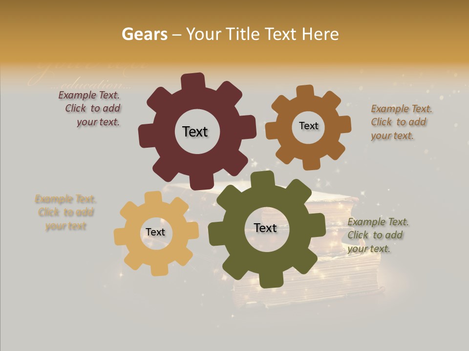 Bible Object Stack PowerPoint Template