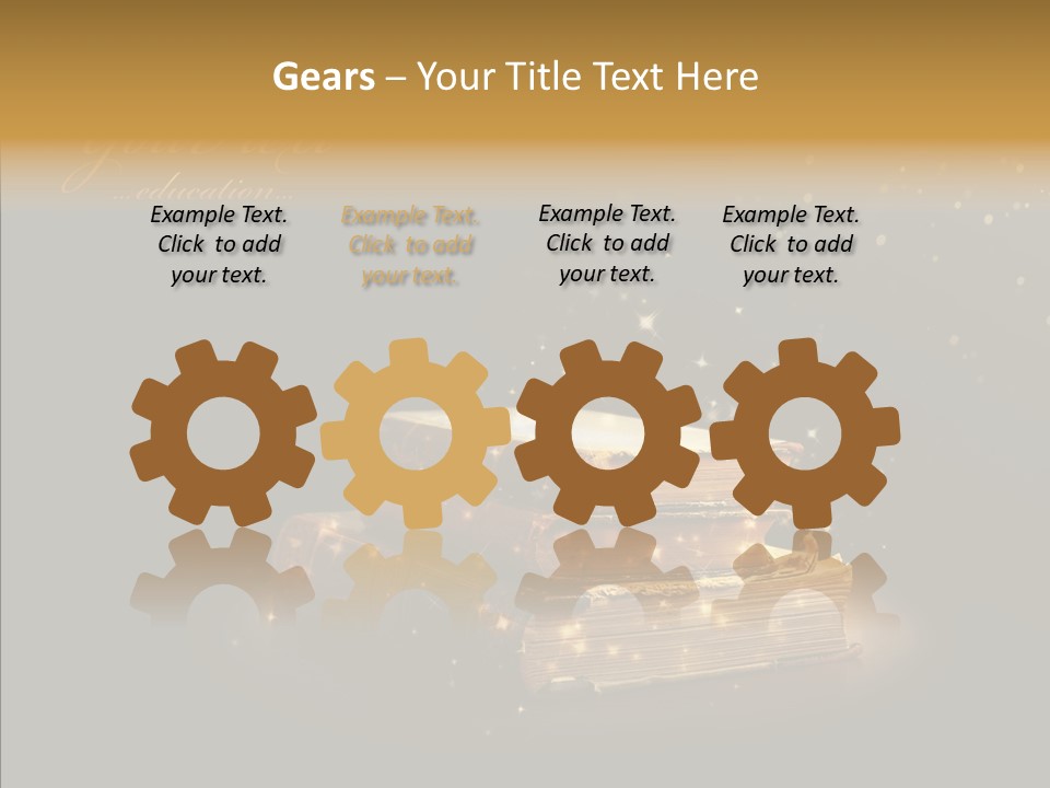 Bible Object Stack PowerPoint Template