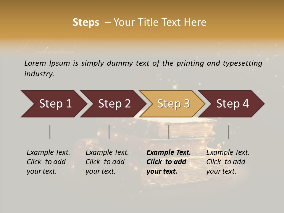 Bible Object Stack PowerPoint Template