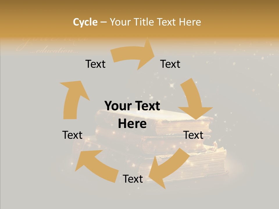 Bible Object Stack PowerPoint Template
