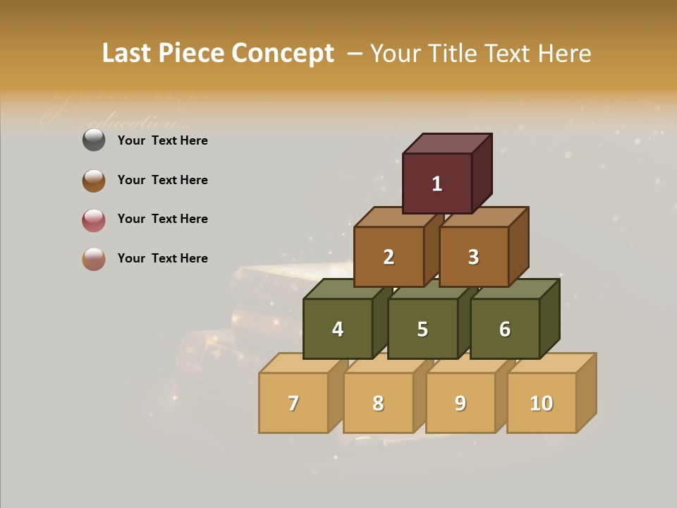 Bible Object Stack PowerPoint Template