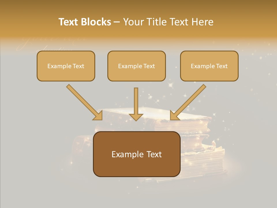 Bible Object Stack PowerPoint Template