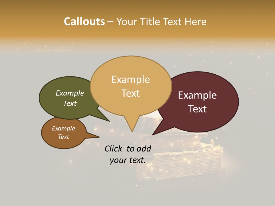 Bible Object Stack PowerPoint Template