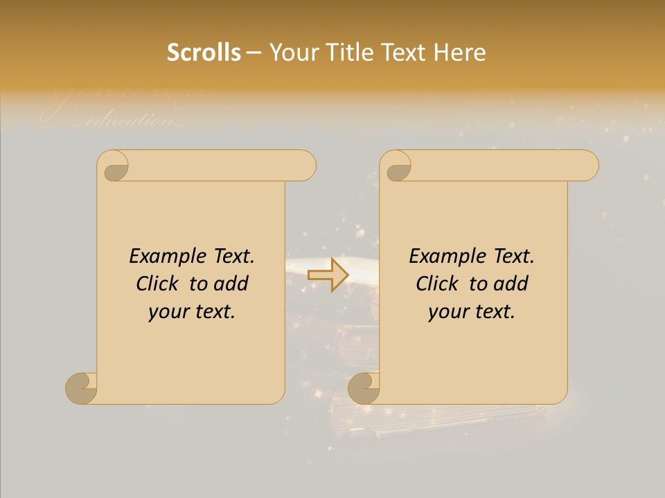 Bible Object Stack PowerPoint Template