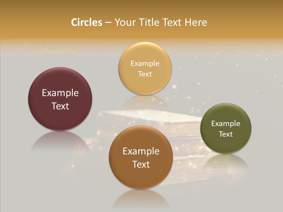 Bible Object Stack PowerPoint Template