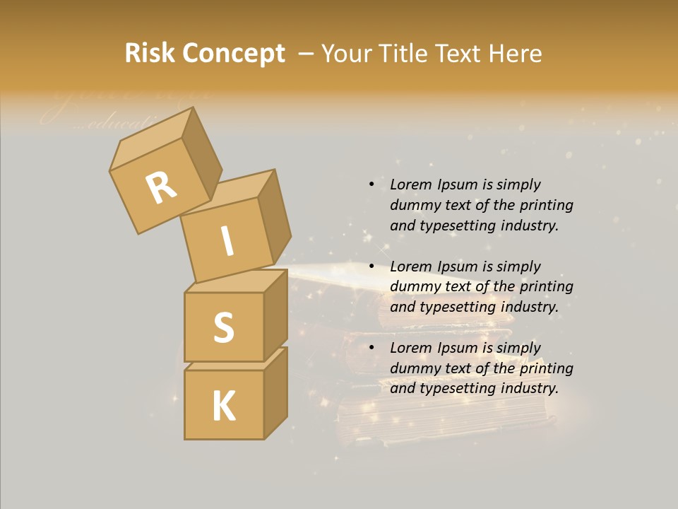 Bible Object Stack PowerPoint Template