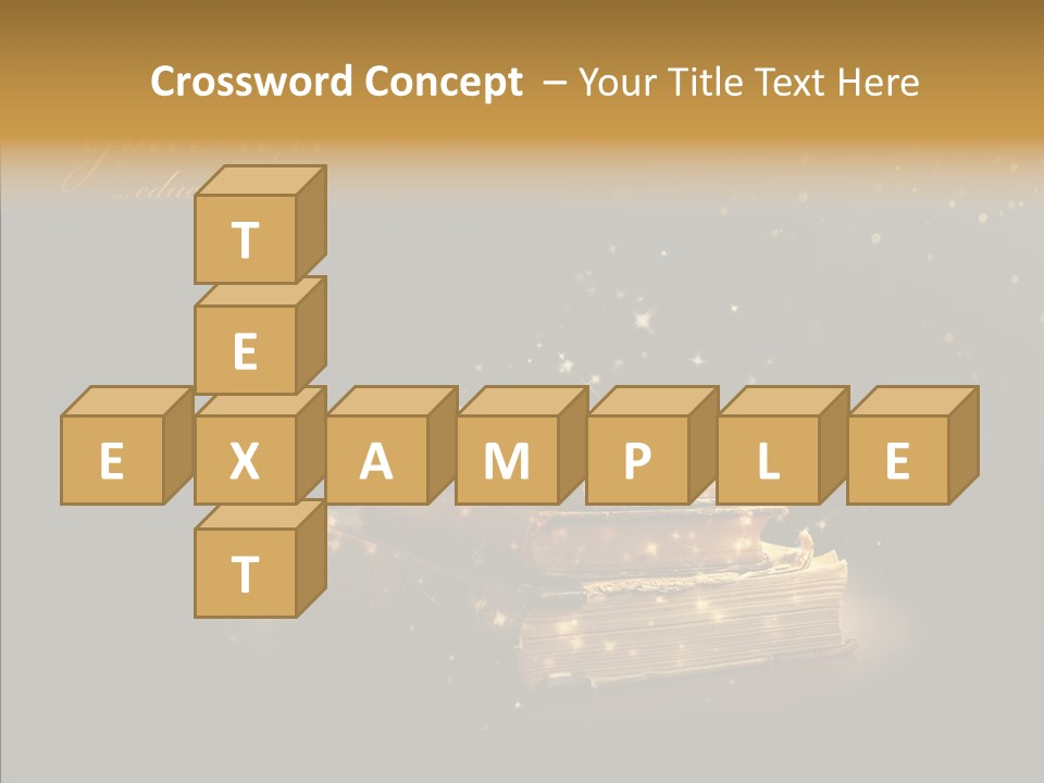 Bible Object Stack PowerPoint Template