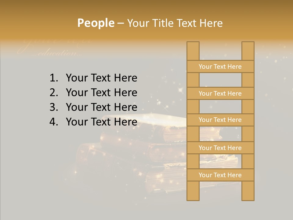 Bible Object Stack PowerPoint Template