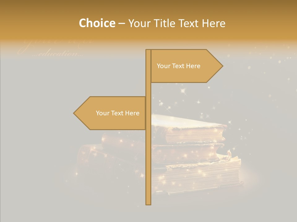 Bible Object Stack PowerPoint Template