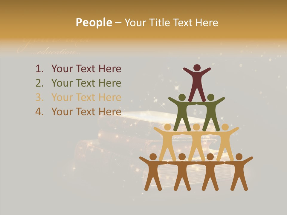 Bible Object Stack PowerPoint Template