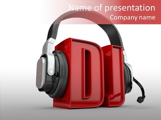 Text Jokey Listening PowerPoint Template