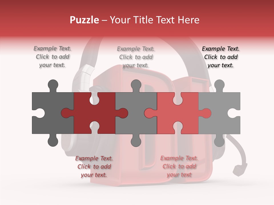 Text Jokey Listening PowerPoint Template