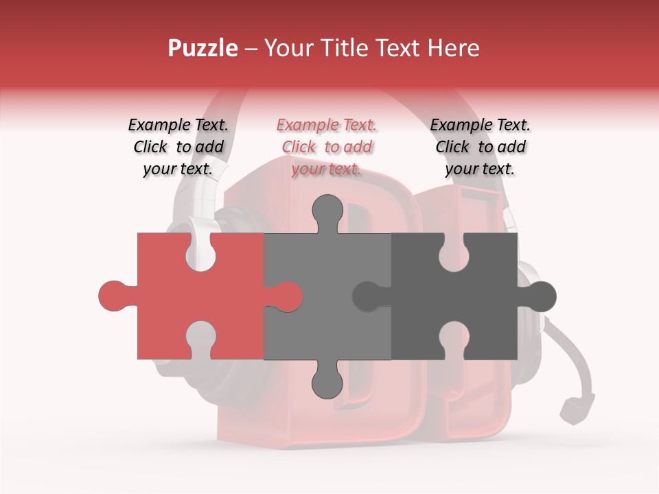 Text Jokey Listening PowerPoint Template