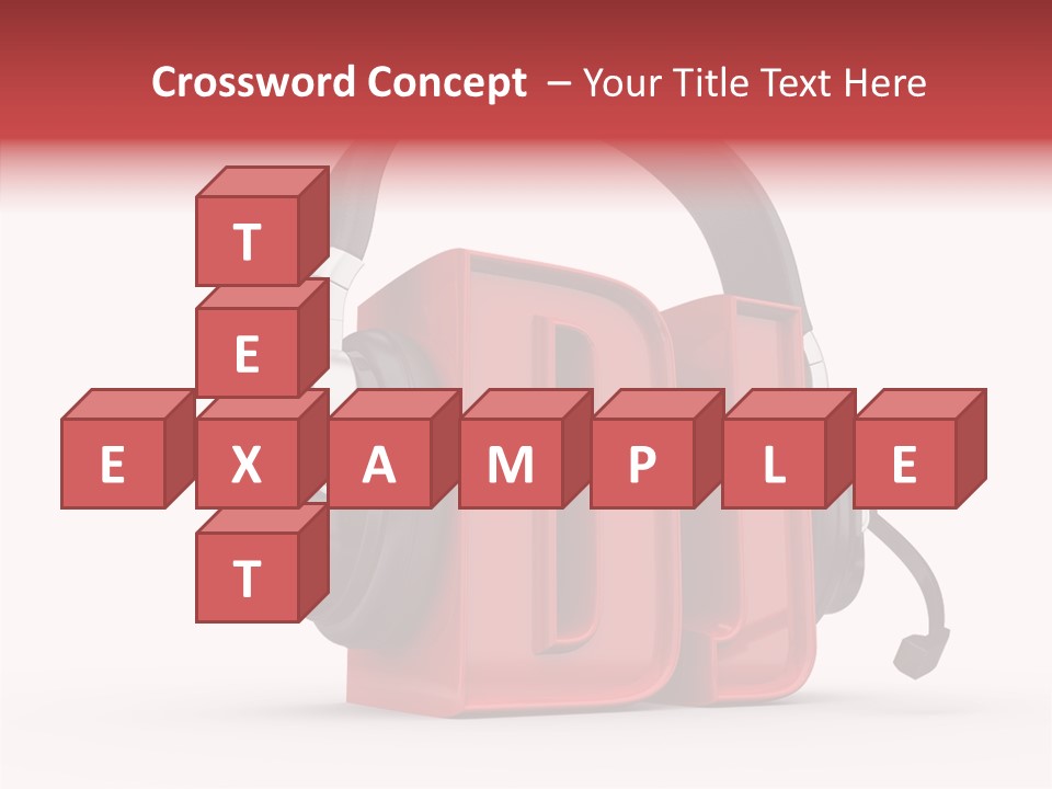 Text Jokey Listening PowerPoint Template