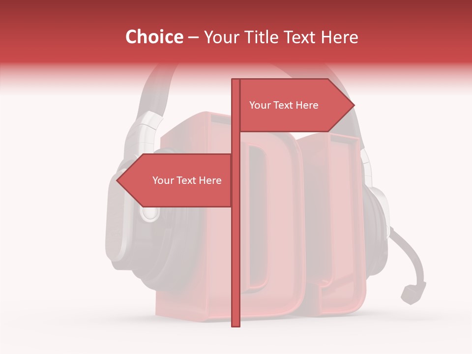 Text Jokey Listening PowerPoint Template