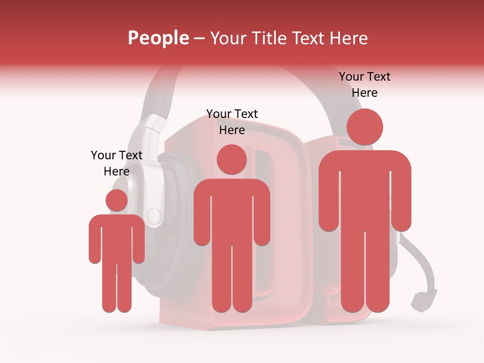 Text Jokey Listening PowerPoint Template