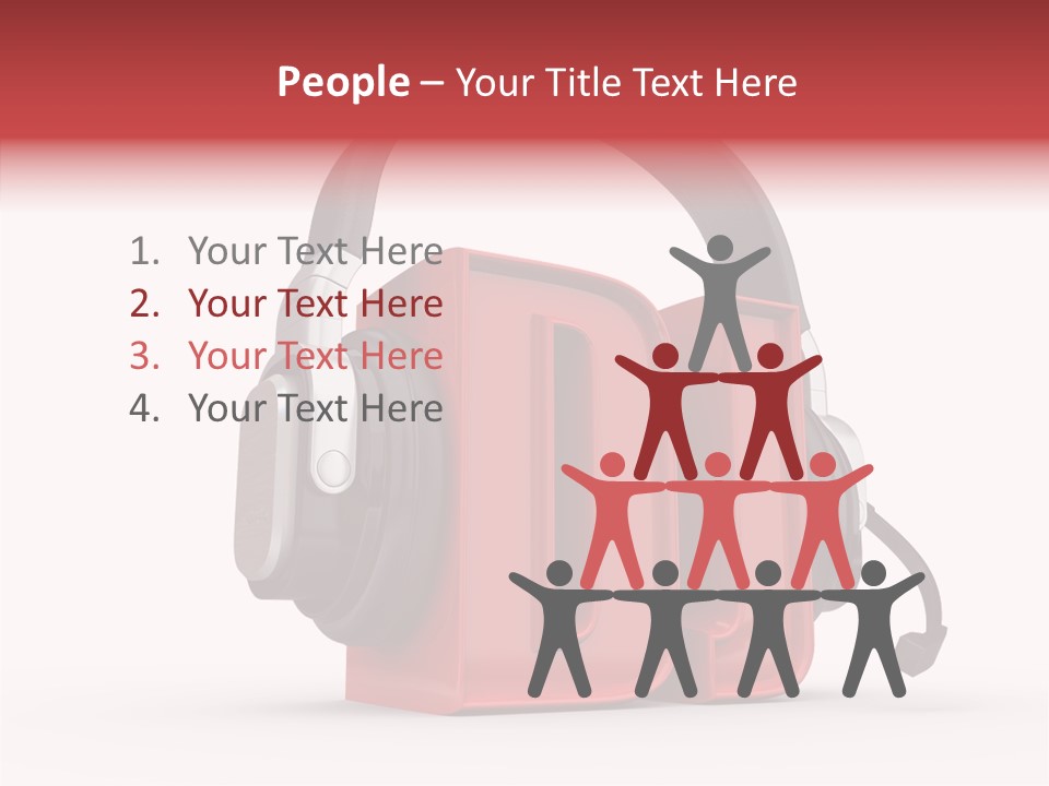 Text Jokey Listening PowerPoint Template
