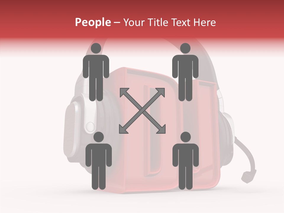 Text Jokey Listening PowerPoint Template