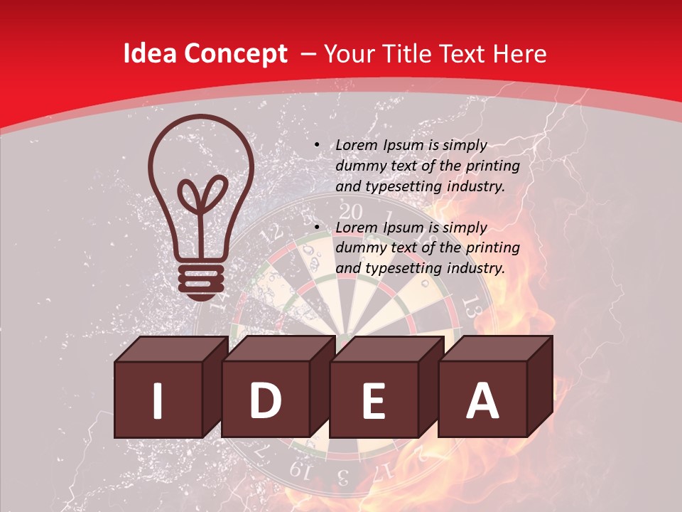 Vector Power Element PowerPoint Template