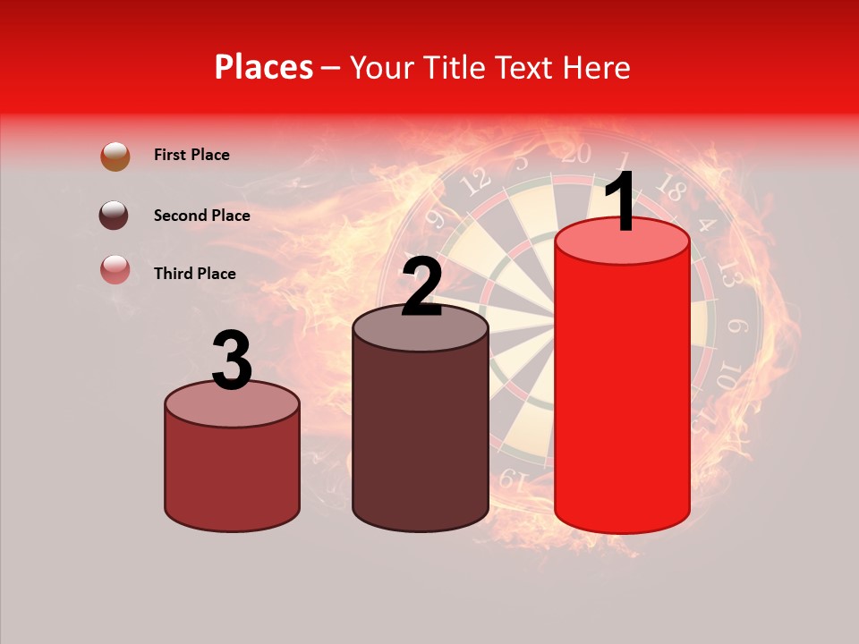 Play Inferno Illustration PowerPoint Template