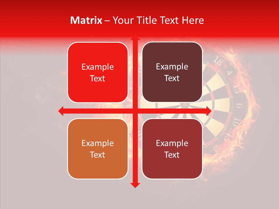 Play Inferno Illustration PowerPoint Template