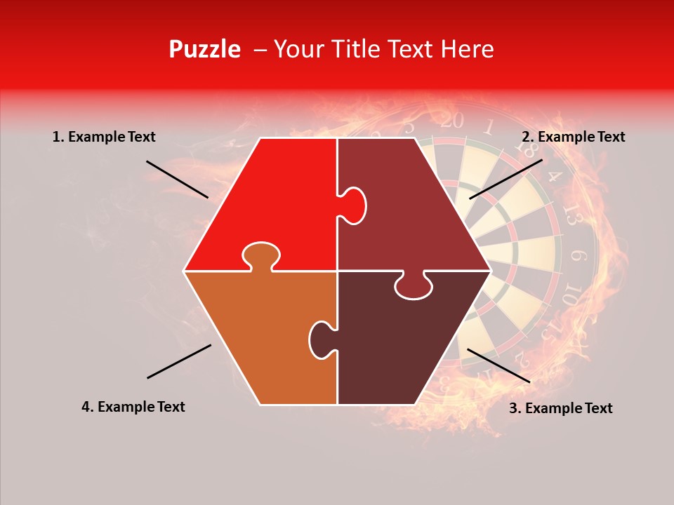 Play Inferno Illustration PowerPoint Template