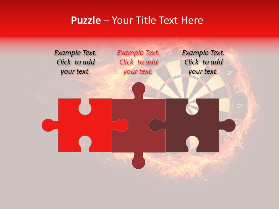 Play Inferno Illustration PowerPoint Template